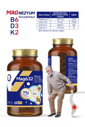 Mag632 Magnezyum, Vitamin B6 ve Vitamin D3K2 İçeren Kapsül Takviye Edici Gıda - 5